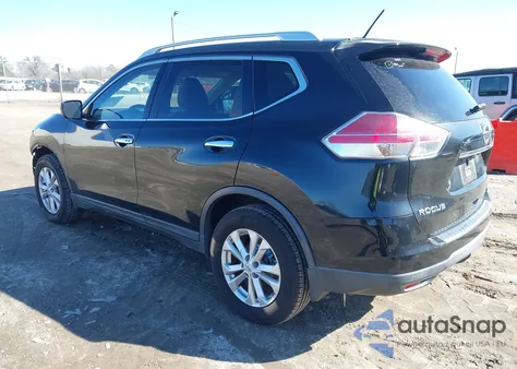 2016 Nissan Rogue Sv z USA, uszkodzony, nr VIN KNMAT2MT3GP599716